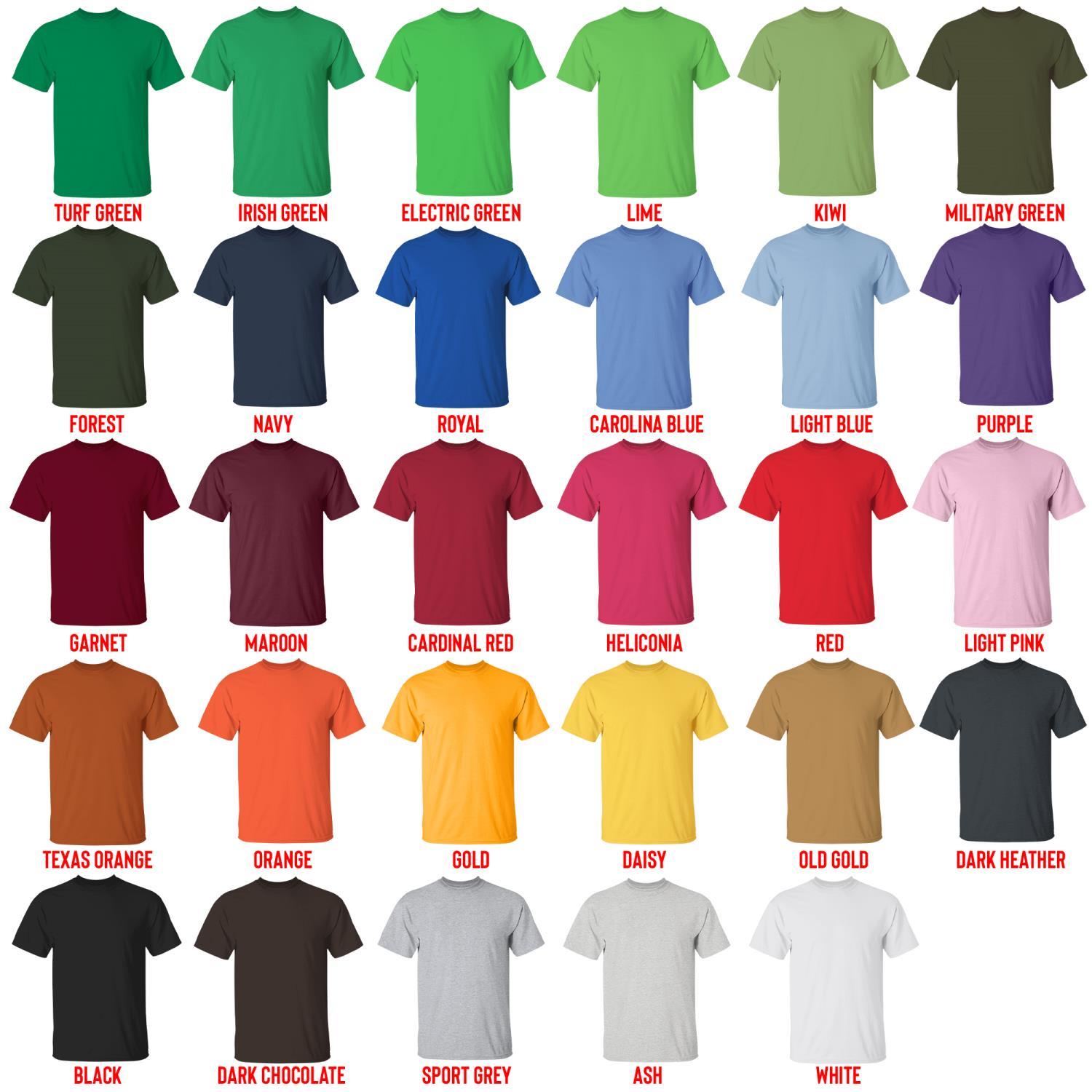 t shirt color chart - Chainsaw Man AU Store