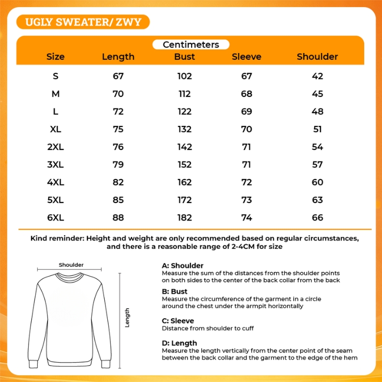 3D UGLY SWEATER - Chainsaw Man AU Store