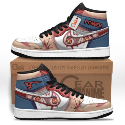 Power Blood Devil J1s Sneakers Personalized Edition