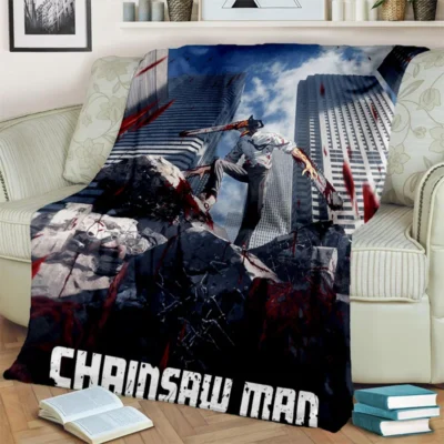 Denji Power Chainsaw Man Blanket