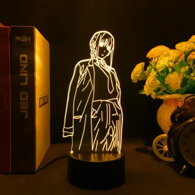 Chainsaw Man Makima Home Decor Led Lamp