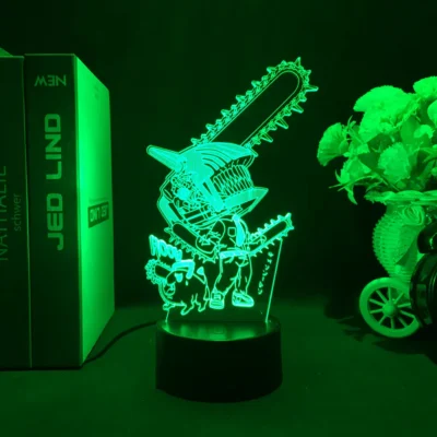 Chainsaw Man Denji Home Decor Led Lamp