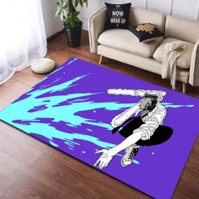 Denji Chainsaw Man Purple Rug