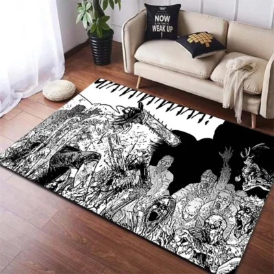 Retro Chainsaw Man Rug