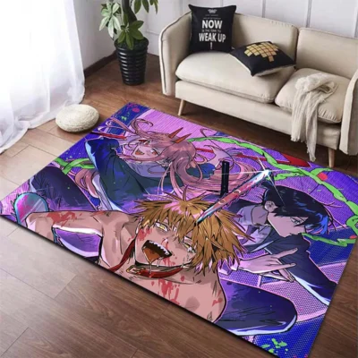 Chainsaw Man Denji Room Decor Rug