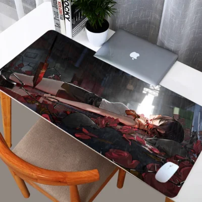 Makima Rose Chainsaw Man Mouse Pad