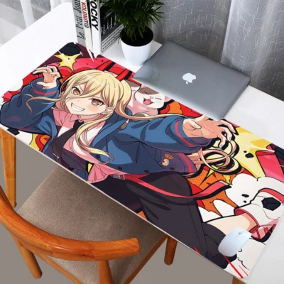 Cute Makima Red Large Chainsaw Man Mouse Pad