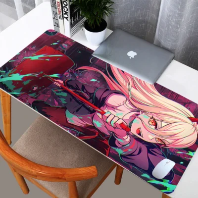 Cute Makima Chainsaw Man Mouse Pad