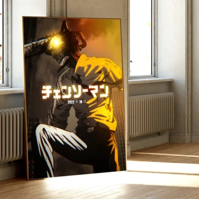 Chainsaw Man Denji Retro Wall Art