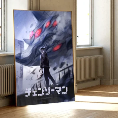 Chainsaw Man Retro Wall Art