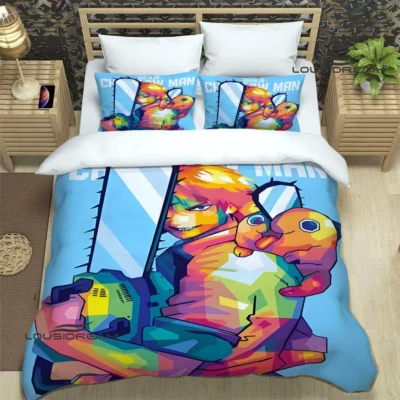 Denji Chainsaw Man Into  Bedding Set