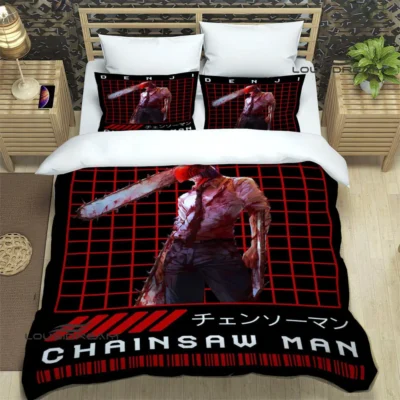 Denji Chainsaw Man New  Bedding Set