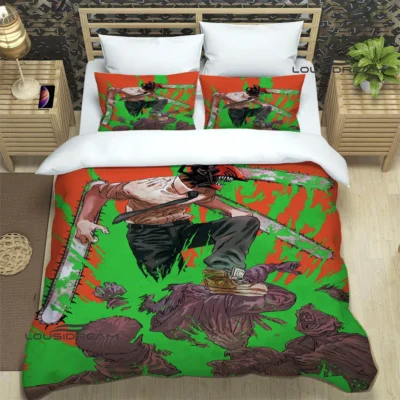 Denji Chainsaw ManIn The Bedding Set