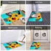Chainsaw Man Bathroom Mat Pochita Thug Doormat Flannel Carpet Outdoor Rug Home Decor 4 - Chainsaw Man AU Store