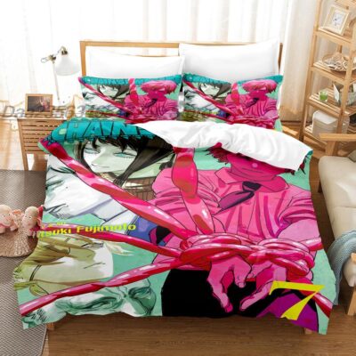 King & Queen Chainsaw Man Bedding Set