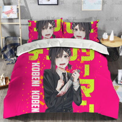 Kobeni Higashiyama Chainsaw Man Bedding Set