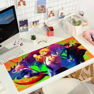 Denji Colorful Chainsaw Man Mouse Pad