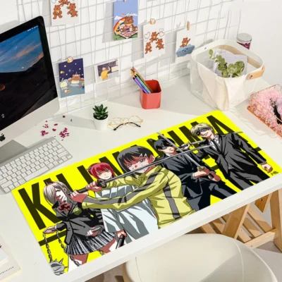 Chainsaw Man Yellow Mouse Pad