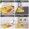 Chainsaw Man Non slip Doormat Gesture Living Room Kitchen Mat Welcome Carpet Flannel Pattern Decor 4 - Chainsaw Man AU Store