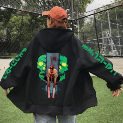 Denji Chainsaw Man Zipper Hoodie