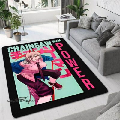 Power Evil Chainsaw Man Rug