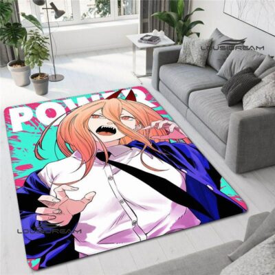 Colorful Power Chainsaw Man Rug