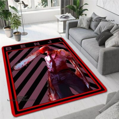 Blood Chainsaw Man Rug