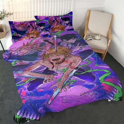 Hornor Chainsaw Man Bedding Set