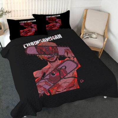 Devil art Denji Pochita Chainsaw Man Bedding Set
