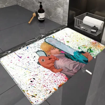 Chainsaw Man Denji Pochita Bath Mat
