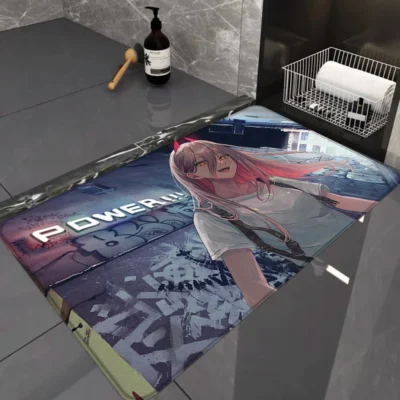 Chainsaw Man Makima Retro Bath Mat