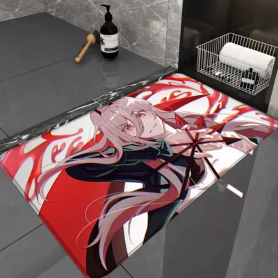 Chainsaw Man Cool Makima Bath Mat