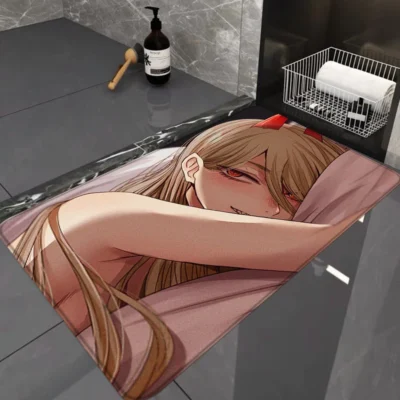 Chainsaw Man Girl Bath Mat