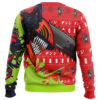 Hybrid Form Denji CM Ugly Christmas Sweater BACK mockup - Chainsaw Man AU Store