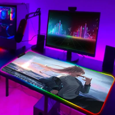 Chainsaw Man Makima Cool RGB Mouse Pad