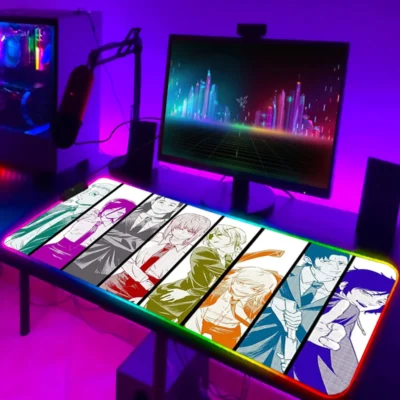 Chainsaw Man Gaming RGB Mouse Pad