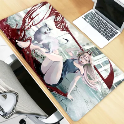 Chainsaw Man Makima Cat Mouse Pad
