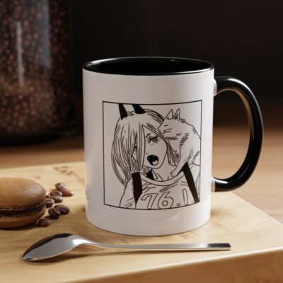 Chainsaw Man Accent Coffee Mug