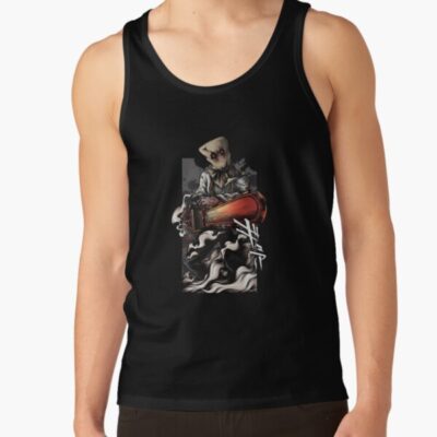 Chainsaw Zombie Deadly Chainsaw Tank Top