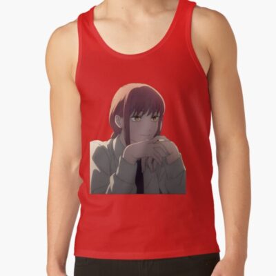 Makima Hands Folded Chainsaw Man Tank Top