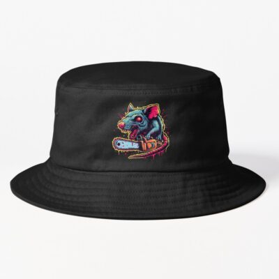Chainsaw Rat Bucket Hat