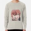 ssrcolightweight sweatshirtmensoatmeal heatherfrontsquare productx1000 bgf8f8f8 - Chainsaw Man AU Store