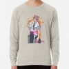 ssrcolightweight sweatshirtmensoatmeal heatherfrontsquare productx1000 bgf8f8f8 12 - Chainsaw Man AU Store
