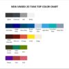 tank top color chart - Chainsaw Man AU Store