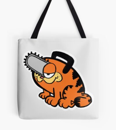 Monday Devil Chainsaw Cat Tote Bag