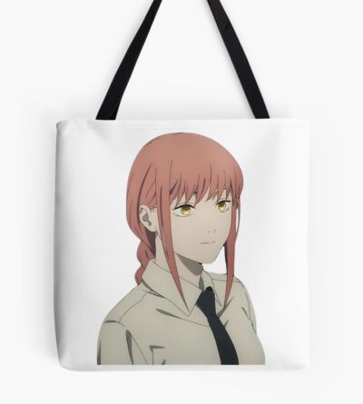 Makima Front Side Profile Chainsaw Man Tote Bag