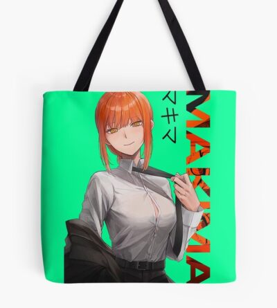 Casual Makima Typography Chainsaw Man Tote Bag