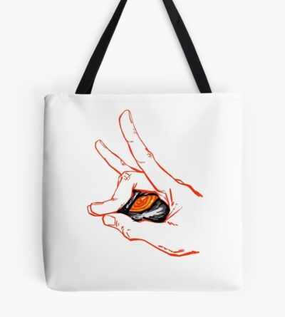 Kon Fox Demon Chainsaw Red Line Art Tote Bag