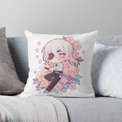 Cute Chibi Quanxi Throw Pillow