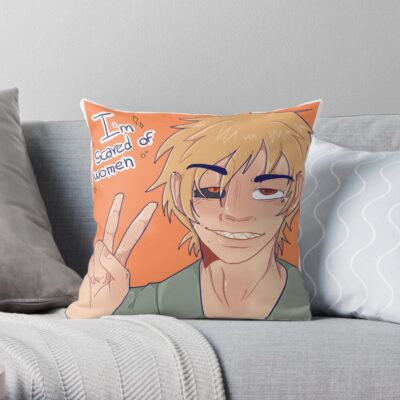 Chainsaw Man Denji Throw Pillow